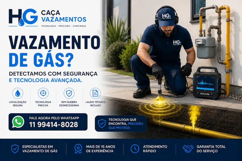 HG Litoral atendimento para vazamento de gás